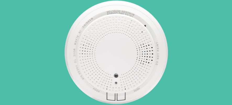 Burlington ADT carbon monoxide detector